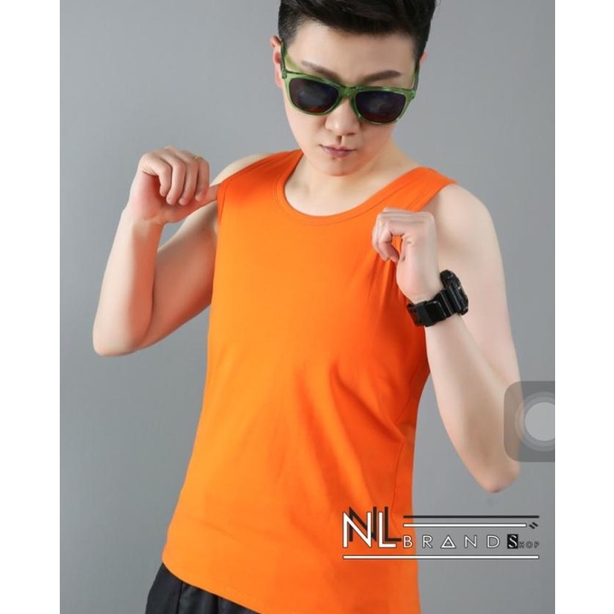 Bandage Singlet Chest Binder Pullover Breathable Breast Binder ORANGE