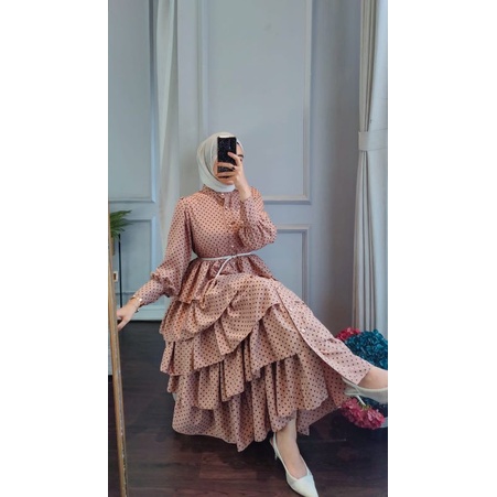 CAROLINE DRESS POLKA BY LUXE.ID