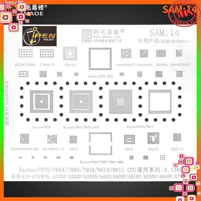 Plat Samsung Exynos9610 Amaoe Original Cetakan Ic Exynos 9610 Sam14