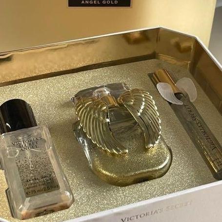 Victoria's Secret Angel Gold Gift Set 3 in 1 Original Full Box