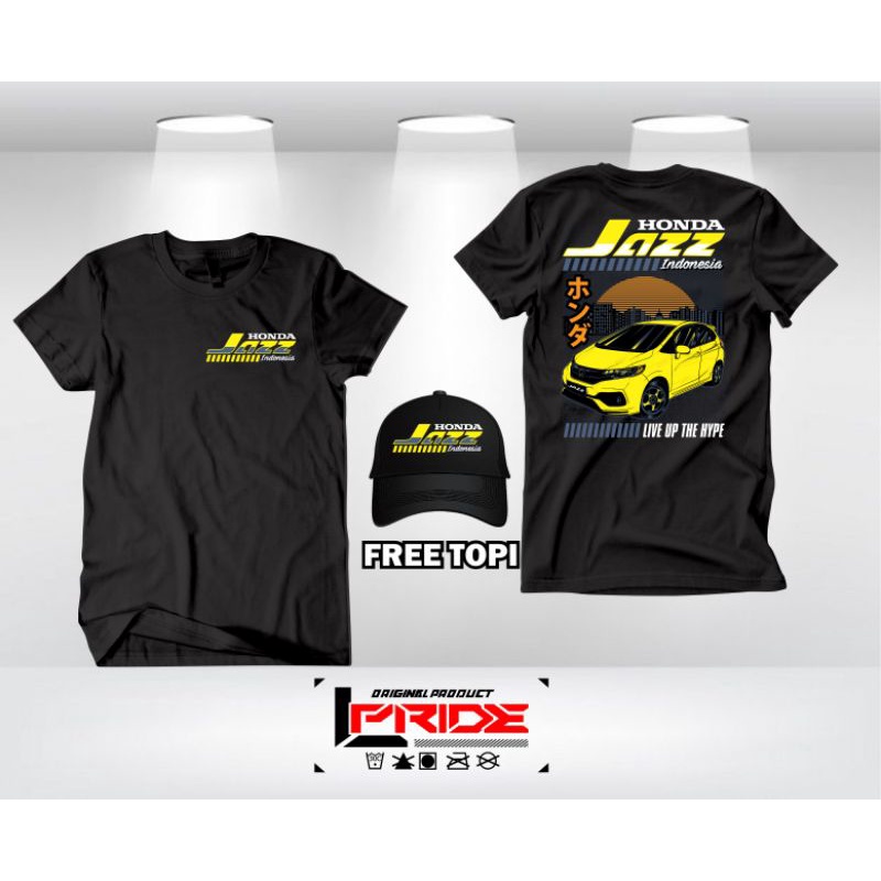 kaos sablon mobil jazz free topi sablon dtf