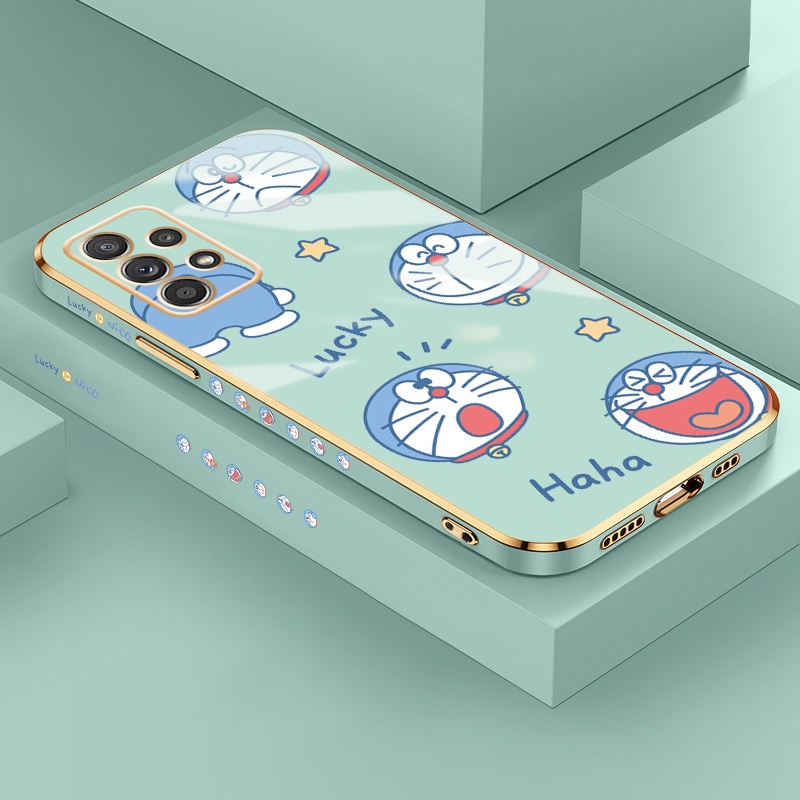 Casing Ponsel untuk Samsung A52 5G A52s 5G A51 M40s M51 Case pelindung lensa Hp ponsel Gel silika lu