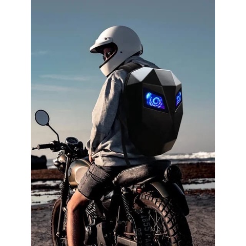 TAS RANSEL LED MEN KNIGHT BACKPACK MOTORCYCLE LED BACKPACK MOTORCYCLE