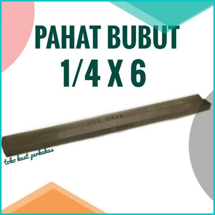 Mata pisau bubut pahat bubut HSS Square 1/4 x 6in 20JVLZ3 onderdil