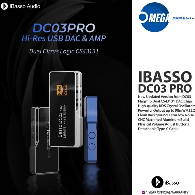 Ibasso Dc03 Pro Dual Cs43131 Usb Type-C 3.5Mm Portable Dongle Dac/Amp