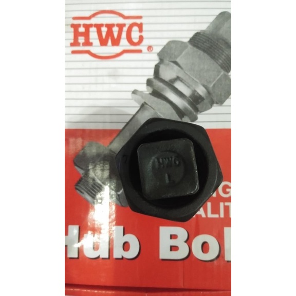 Double Nut Mur Baut Roda Truk K.41 Canter PS125 Fuso Ganjo Kiri HWC terbaik