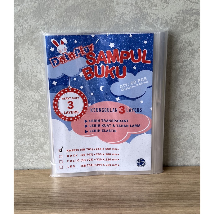 

Sampul Plastik Buku Kuarto