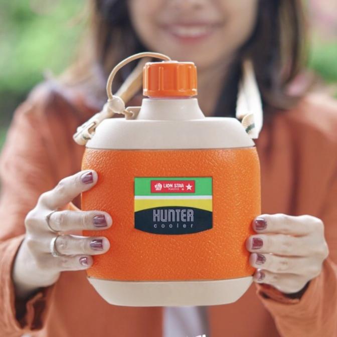 BOTOL MINUM GUNUNG PIKNIK VINTAGE HUNTER COOLER 600ML LION STAR