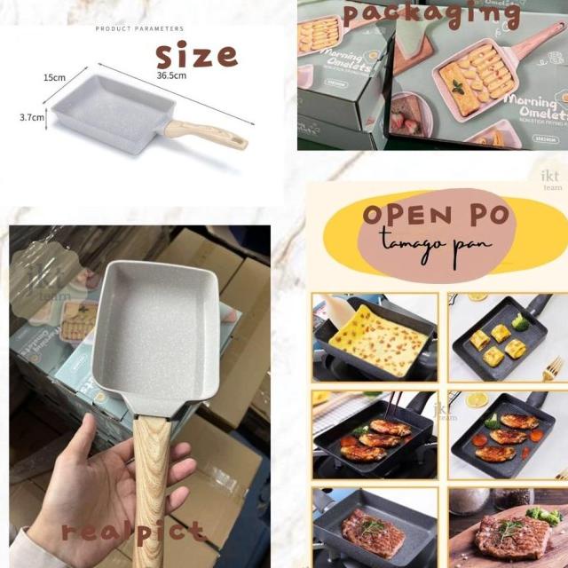 Frying Pan/Tamago Pan Wajan Serbaguna Anti Lengket