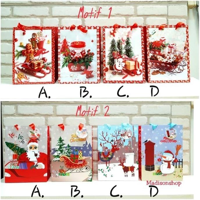 

Christneww Paper Bag Natal Murah Kantong Kado Santa Tas Sovenir Kado Natal Grosir Stok Terbatas