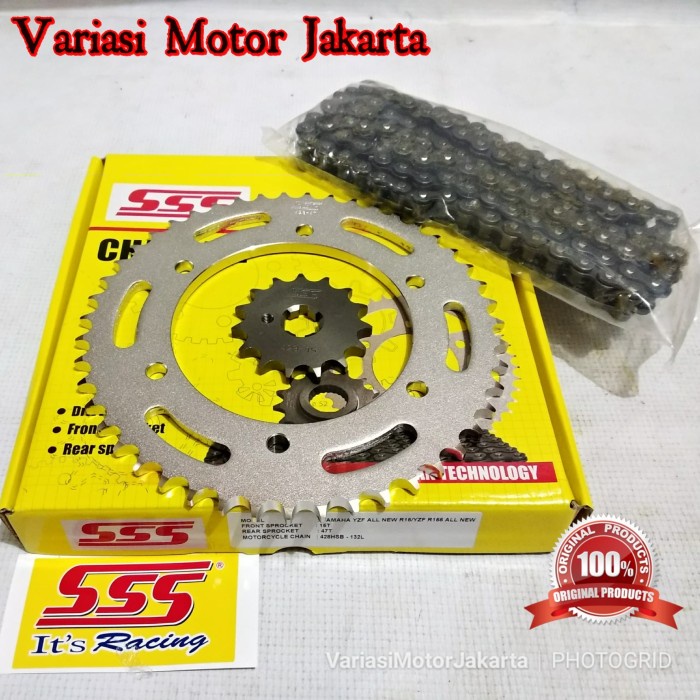 ✨Ori Gear Set Sss Vixion R 155 Vva R15 V3 Bisa Gojek