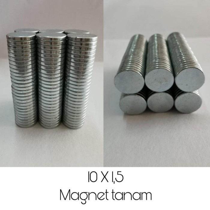 

magnet tanam neodymium 10x1,5 nikel