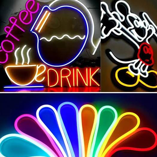 Led Neon Flexible 12v 5 meter Led Strip Neon Flex 5m Waterproof IP65