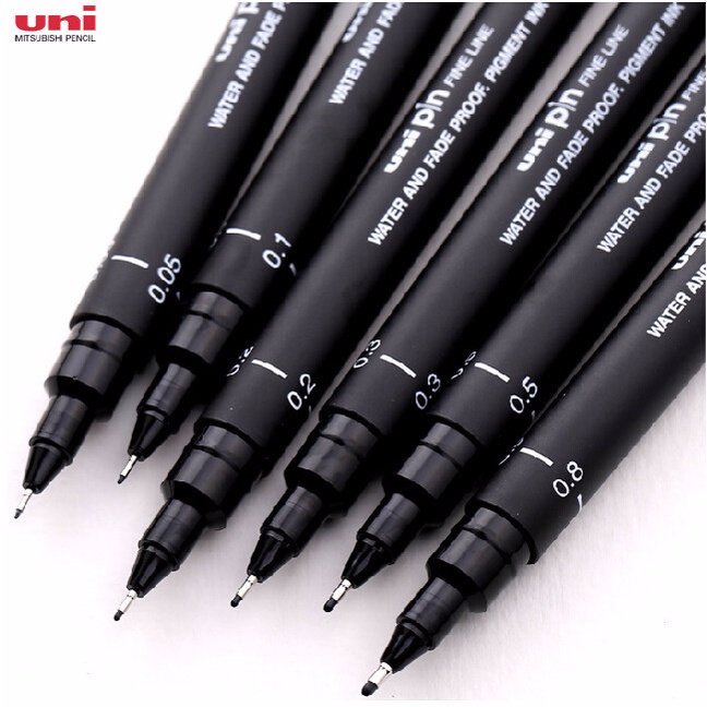 

Uni Pin Drawing Pen Water Fade Proof Pigment Ink 0.05 - 0,8Mm Terbaru