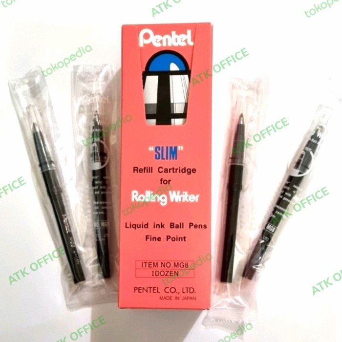 

Pentel Isi Pen Rolling Writer Mg8 / Roller Pen Refill For Rs3Br Tr 440 Terbaru