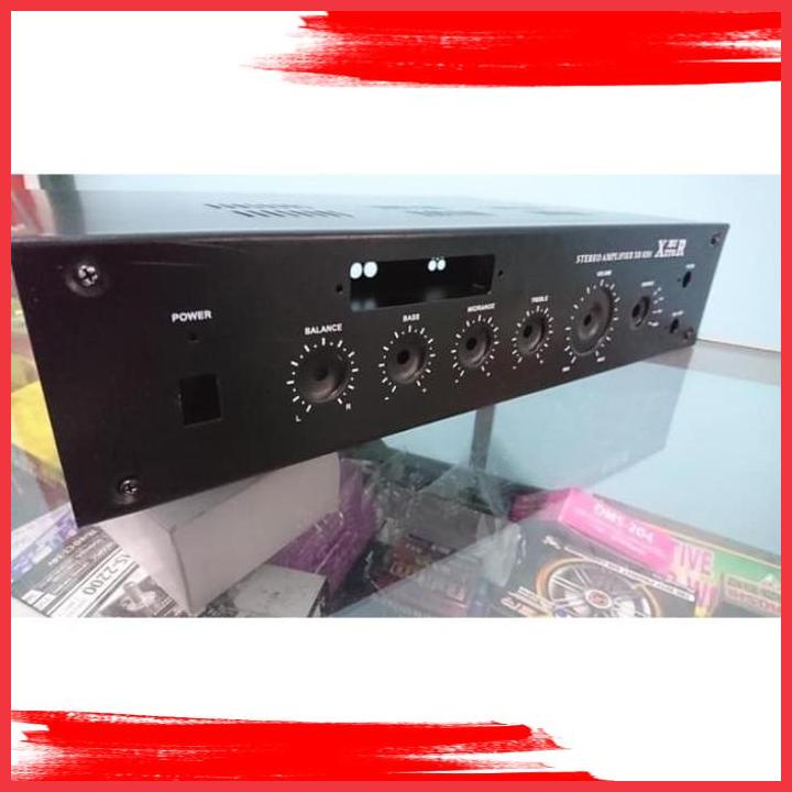 (mas) box power amplifier plat tebal sound system tebal xr0201 usb
