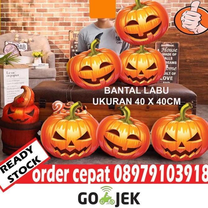 

Dekorasi Halloween Bantal Pumpkin Labu Acara Halloween Limited Edition