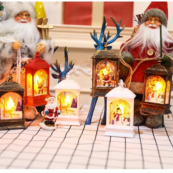 

New Lentera Souvenir Natal Murah Dekorasi Lilin Led Elektrik Christmas Terbaik