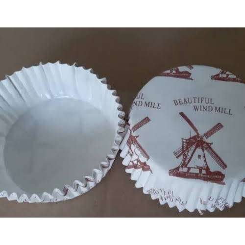 

R Cup Case Roti Bulat 8 Cm Dan 7Cm Per Pa Isi 200 Pcs / Kertas Alas Cup Roti Lanasi / Alas Panggang