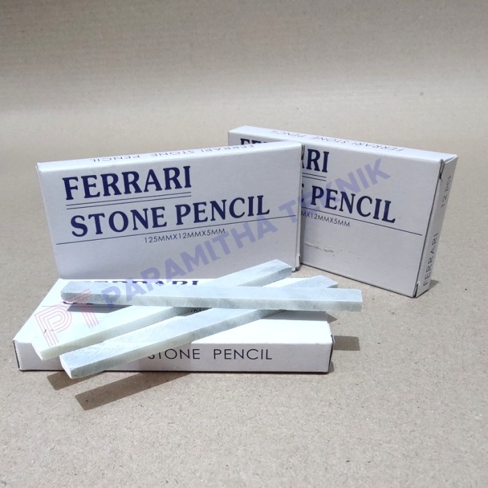 

Kapur besi Ferrari / plate stone pencil ferrari / packing bubble wrap