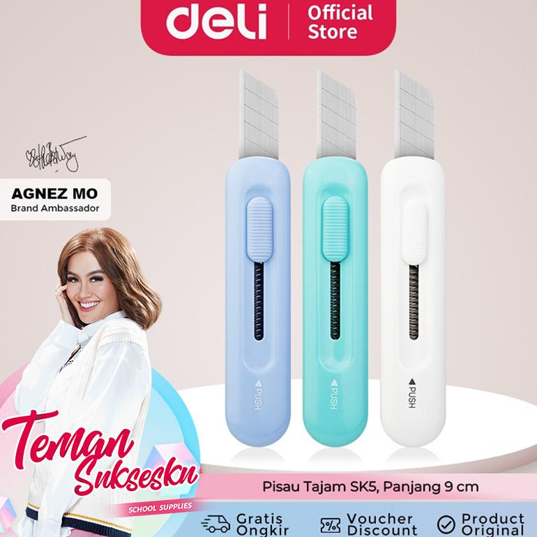 

Deli Cutter Knife Alat Pemotong Ukuran SK5 2079