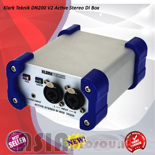 Klark Teknik DN200 / DN 200 / DN-200 Active Stereo DI Box
