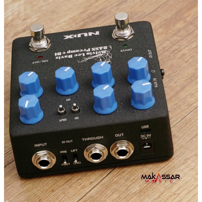 NUX Melvin Lee Davis Bass Preamp DiBox effect pedal