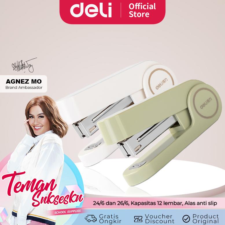 

Deli Stapler / Staples Kapasitas 12 Lembar Bahan Tebal TA302