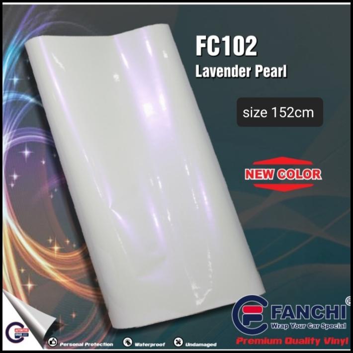 

TERBARU 152CM STICKER FANCHI FC102 GLOSSY PEARL LAVENDER GLOSSY 152CM PERMETER !!!!