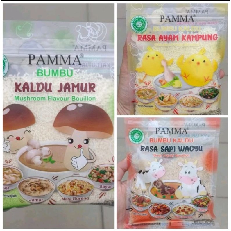 

Pamma bumbu kaldu bouillion kaldu jamur / kaldu ayam kampung / kaldu sapi wagyu