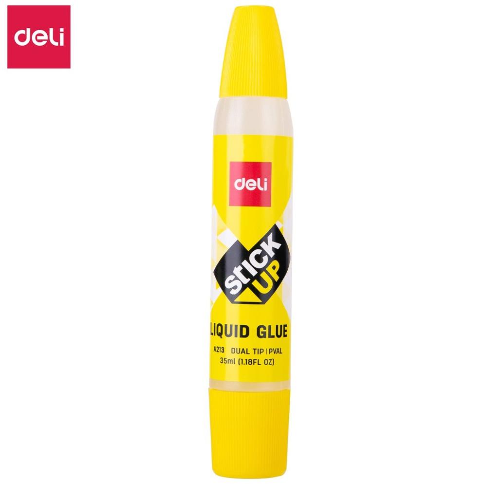 

Deli Liquid Glue / Lem Cair Transparan 35ml dengan 2 Aplikator, Super Kuat, Cepat Kering EA21310