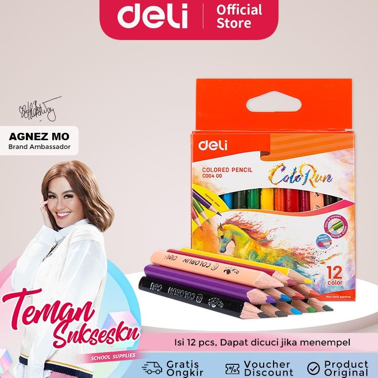 

Deli Pensil Warna Mini 120 mm 12 Warna EC00400