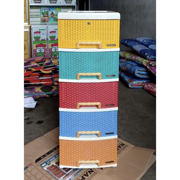 Promo Rak Laci Cabinet Napolly 4 Susun 5 Susun Warna Warni Contan Terbaru Laci