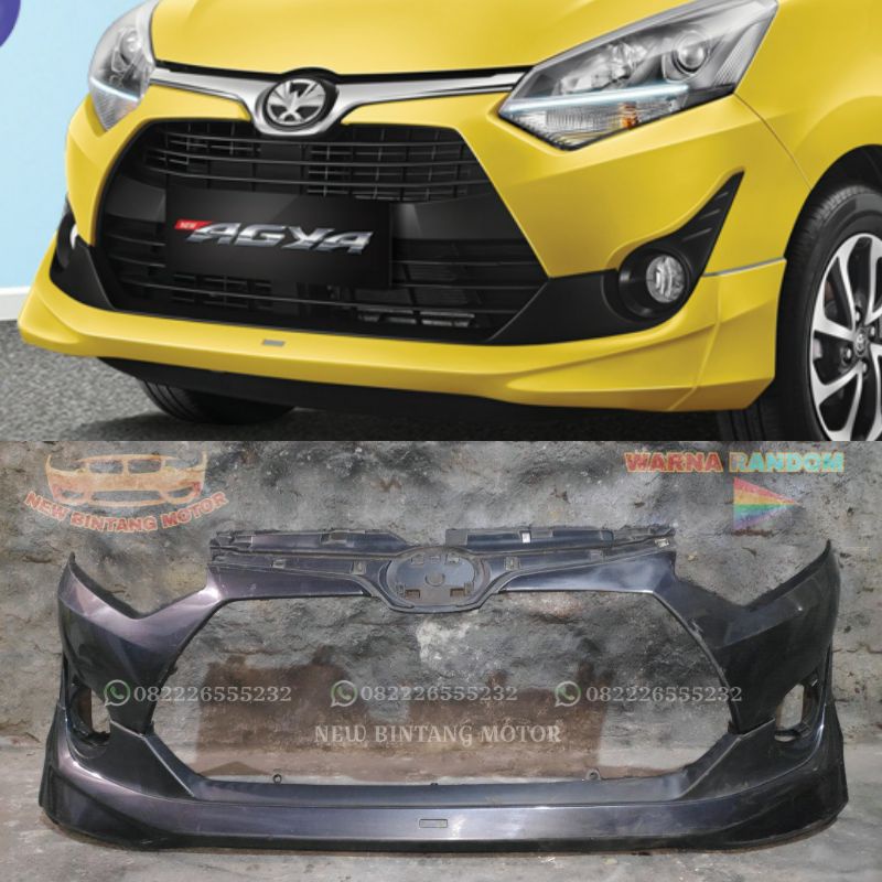 Bumper bodykit toyota agya TRD 2016 2019 original