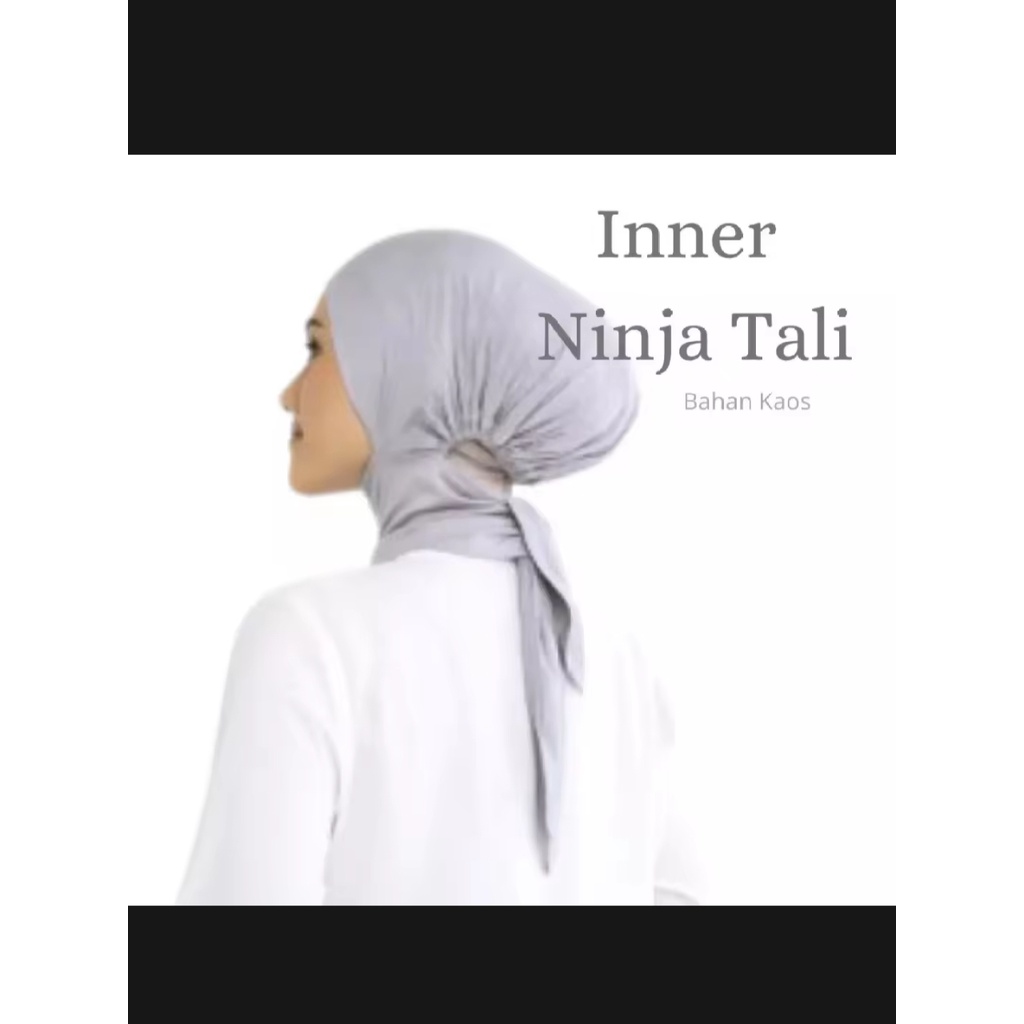 CIPUT NINJA TALI BELAKANG || INNER HIJAB NINJA TALI KAOS SUPER NYAMAN DIPAKAI