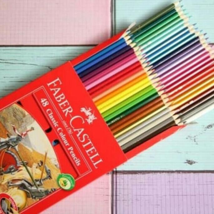 

pensil warna faber castell classic isi 48