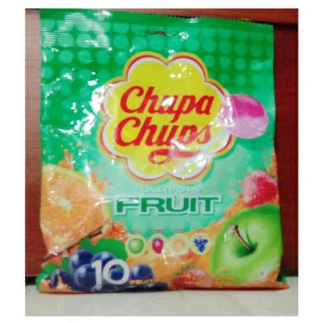 

Chupa Chups Lollipop Fruit - 10 Pcs