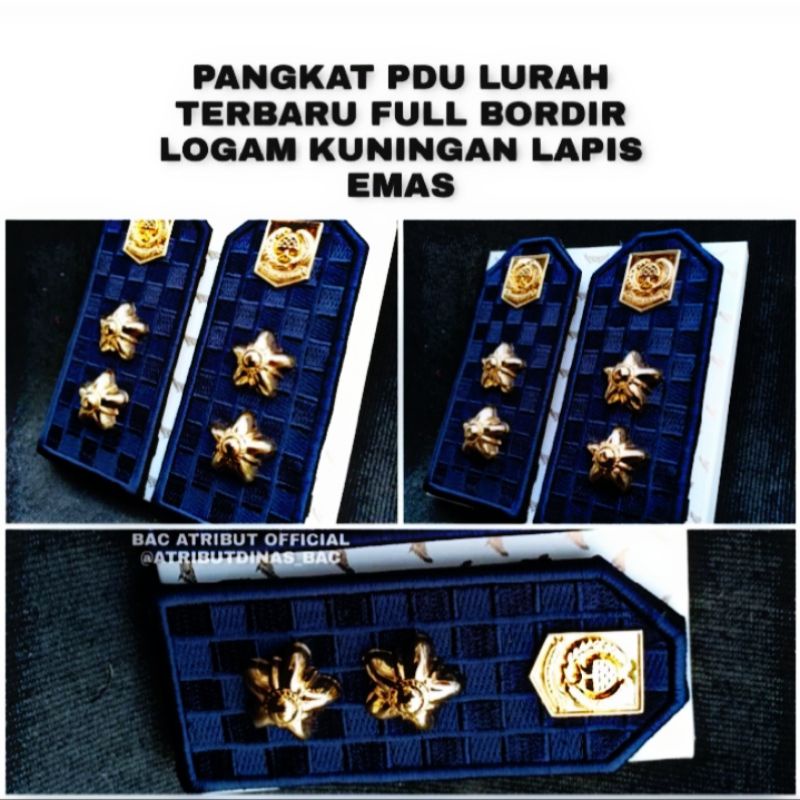 pangkat Pdu lurah terbaru biru navy melati 2 Kemendagri excellent mewah