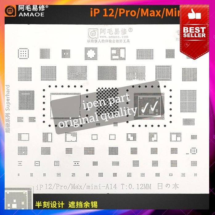 Plat Cetakan Iphone 12 Pro Max A14 0Ry Amaoe Bga Stencil