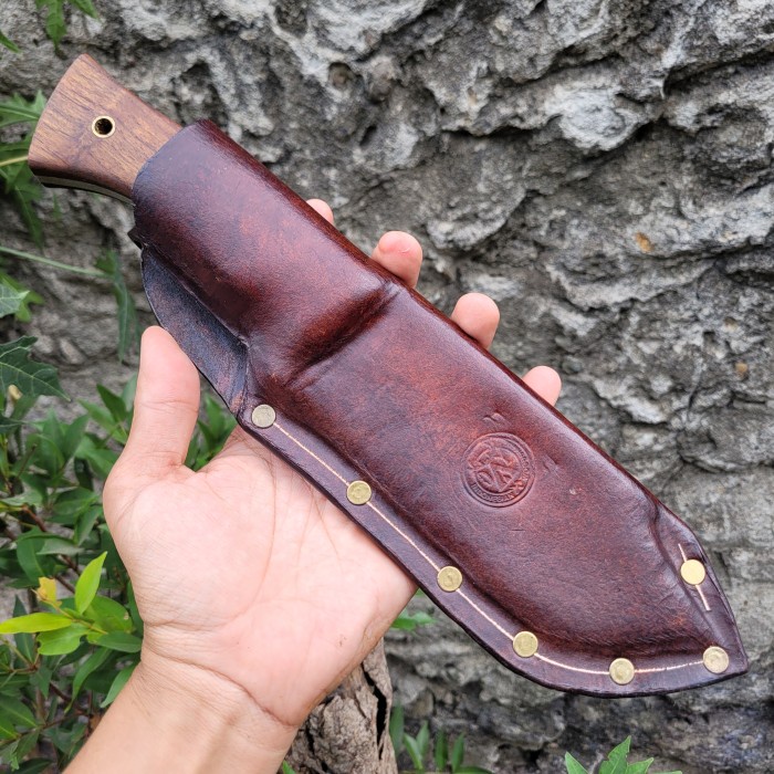 Cod Pisau Hunting Bowie Survival Bushcraft Outdoor Hutan Kode Hm207