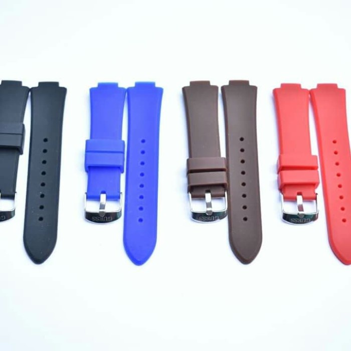 TALI JAM TANGAN WANITA GC GUESS RUBBER STRAP WATCH GUESS 20MM