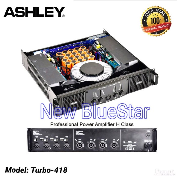 Terlaris Power Ashley Turbo 418 Original 4 Channel
