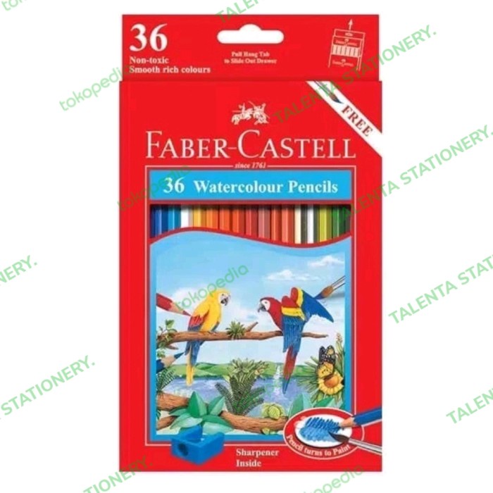 

Terlaris Pencil Warna 36 Faber Castell Classic / Water Colour Harga Promo