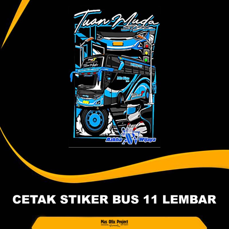 

STIKER BUS BASURI 11 LEMBAR