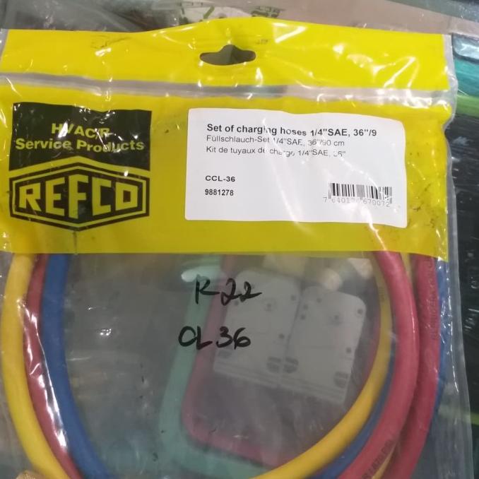 Selang Manifold Analizer R22 Refco