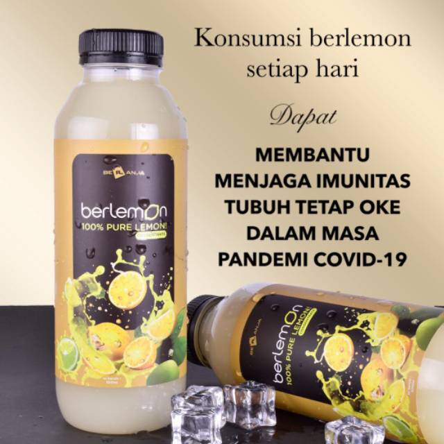 

Berlemon By Berlanja, Sari Lemon Murni, Air Lemon Berl 500Ml