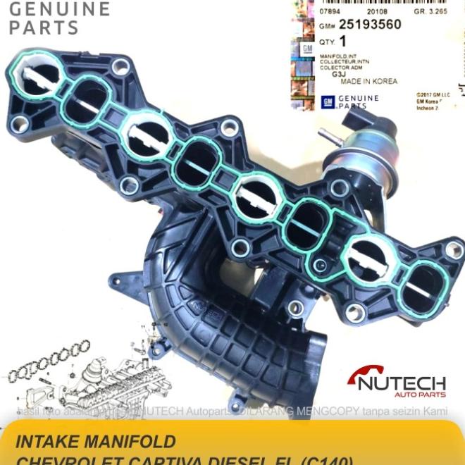 Intake Manifold Manipol Manifol Chevrolet Captiva Fl Diesel C140 Gm