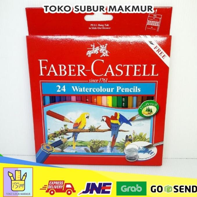 

PENSIL GAMBAR WARNA FABER CASTELL 12 24 CLASSIC WATERCOLOUR UNIK LUCU