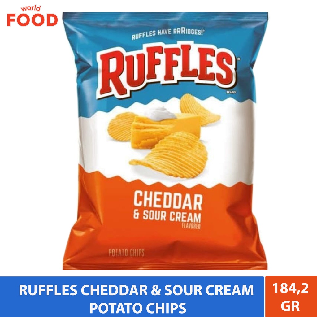 

Ruffles Cheddar & Sour Cream Potato Chips
