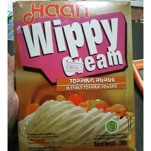 

Haan Wippy Whip Cream Bubuk 200Gr